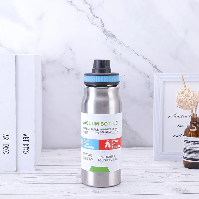 Feiyou fashion sports wholesale double wall portable stainless steel vacuum thermos gift water bottle