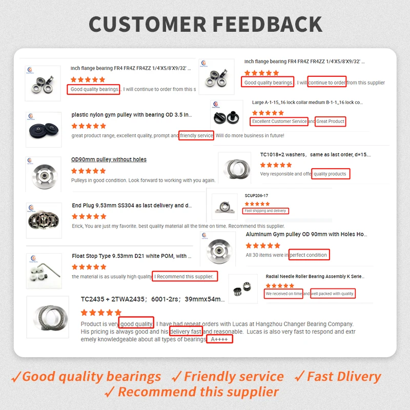 polyurethane PU coated bearings with 624 625 626 685 696 608 6000 as per our catalog or drawing