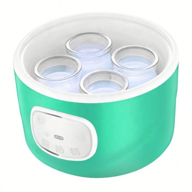 
Factory Direct Sales Stainless Steel 1L 220V Automatic Yogurt Maker Machine 4 Glass Jar 