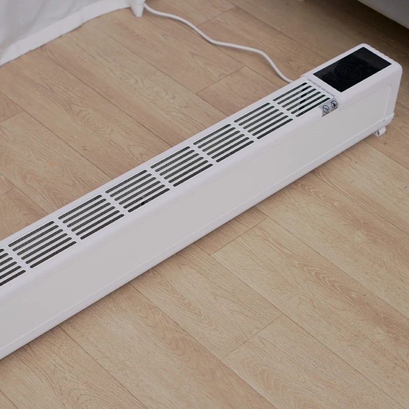 Household indoor bedroom handy energy saving electric heater long strip heater quiet baseboard convection heater