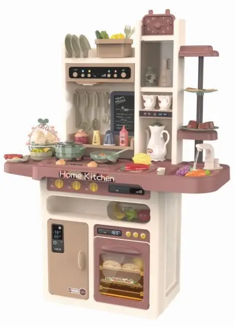 2024 hot selling 93cm multifunctional spray kitchen playsets with rice cooker