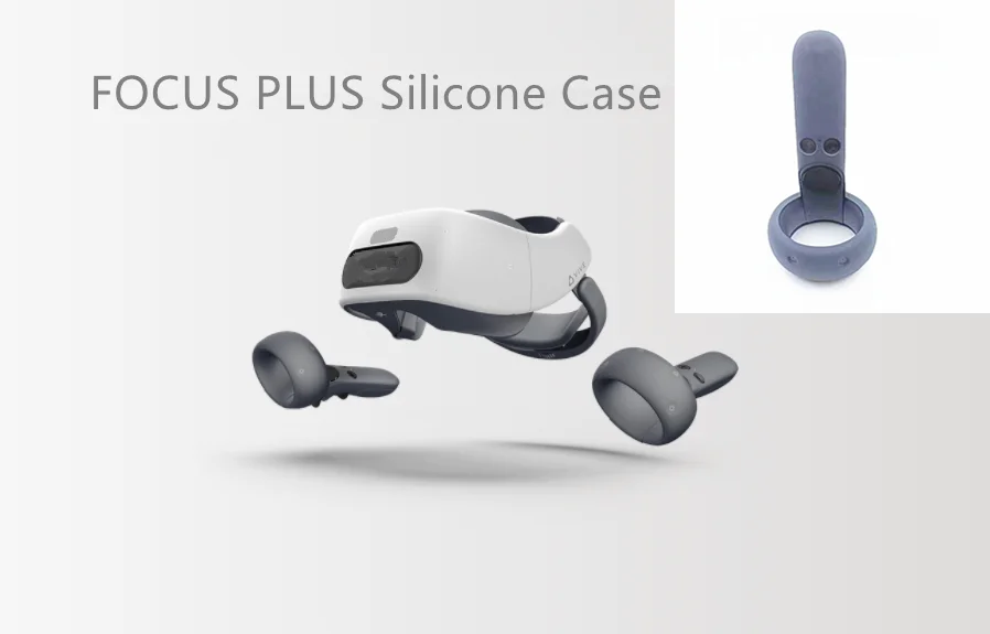 VR Silicone Protective Skin Cover Case VR Accessories  For HTC Vive Focus Plus Controllers