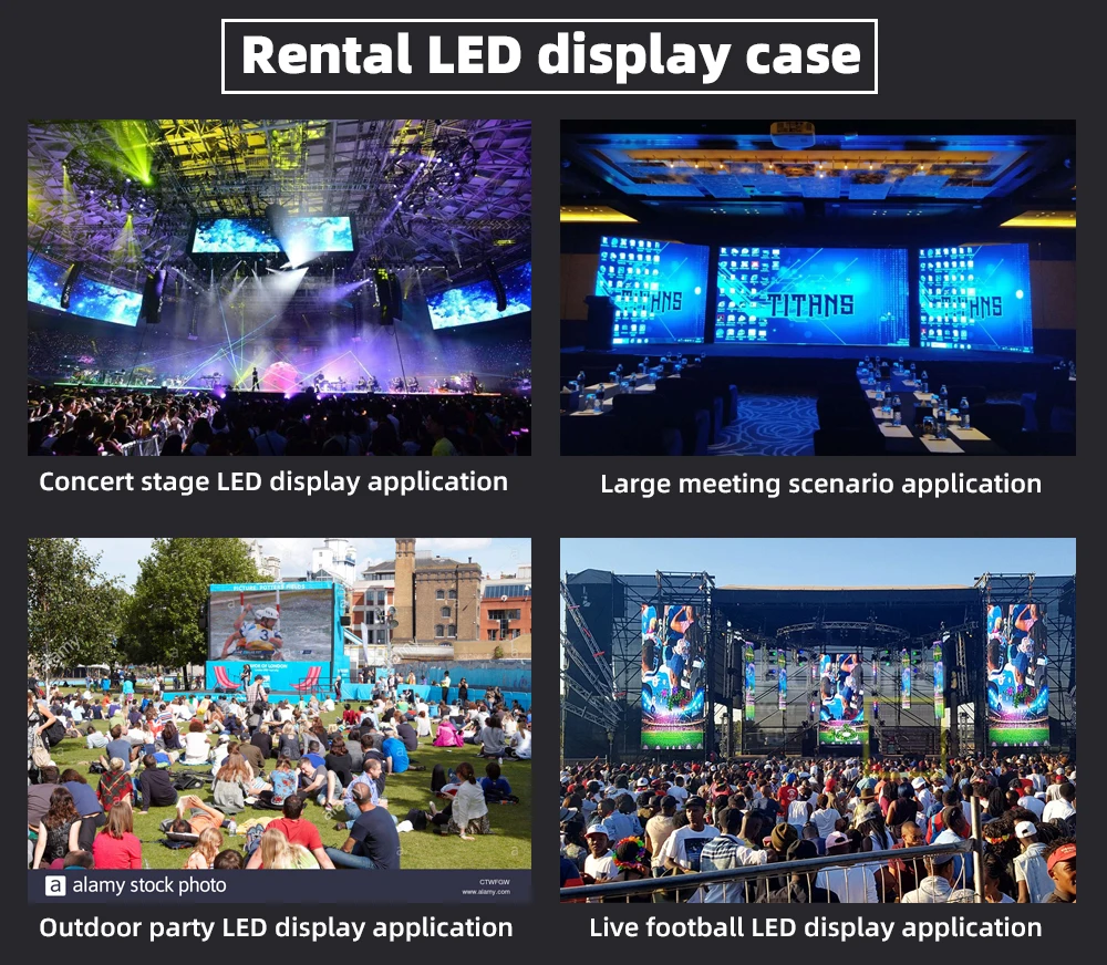 
P3.91 Indoor and outdoor rental led display Screen P3 P4 P3.91 P4.81 outdoor waterproof p3 led screen panel 