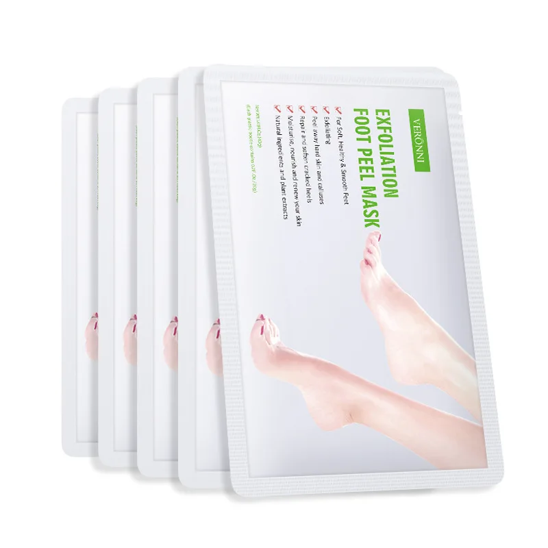 
Amazon Ebay OEM/ODM Rose Chamomile Feet Peeling Heel Dead Rough Skin Remover Peel Spa Socks Exfoliating Calluses Foot Mask 