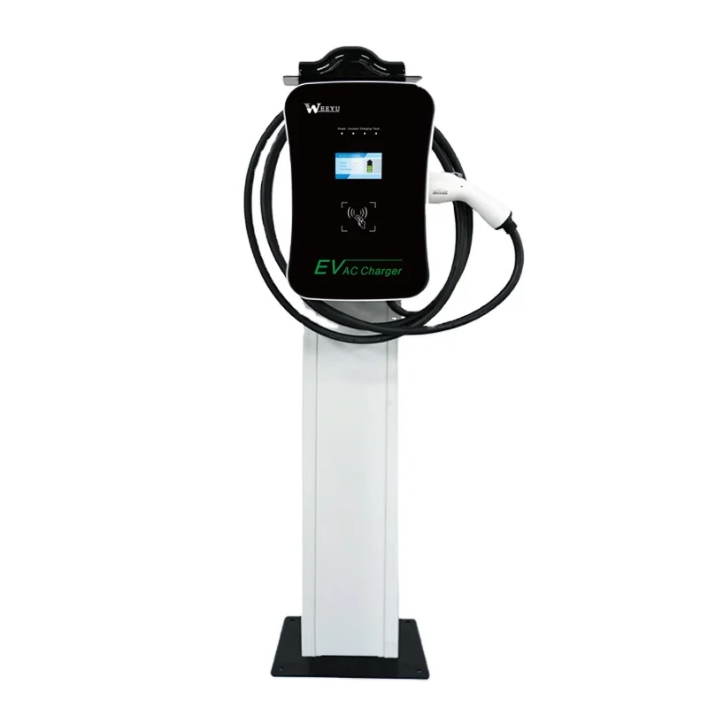  WEEYU запатентованная Быстрая зарядка AC EV зарядная станция с Wifi OCPP 1 Фаза 3 фазы 22 кВт точка для личного и общественного