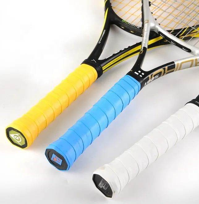 Hot Sell Anti-slip Soft Feeling PU Absorbent Square Grip Tennis Racket Overgrips
