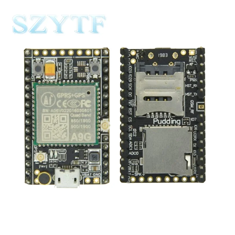 GPRS GPS Module A9 A9G Module A9 A9G Development Board Minimum System Wireless Data Transmission Positioning with Antenna