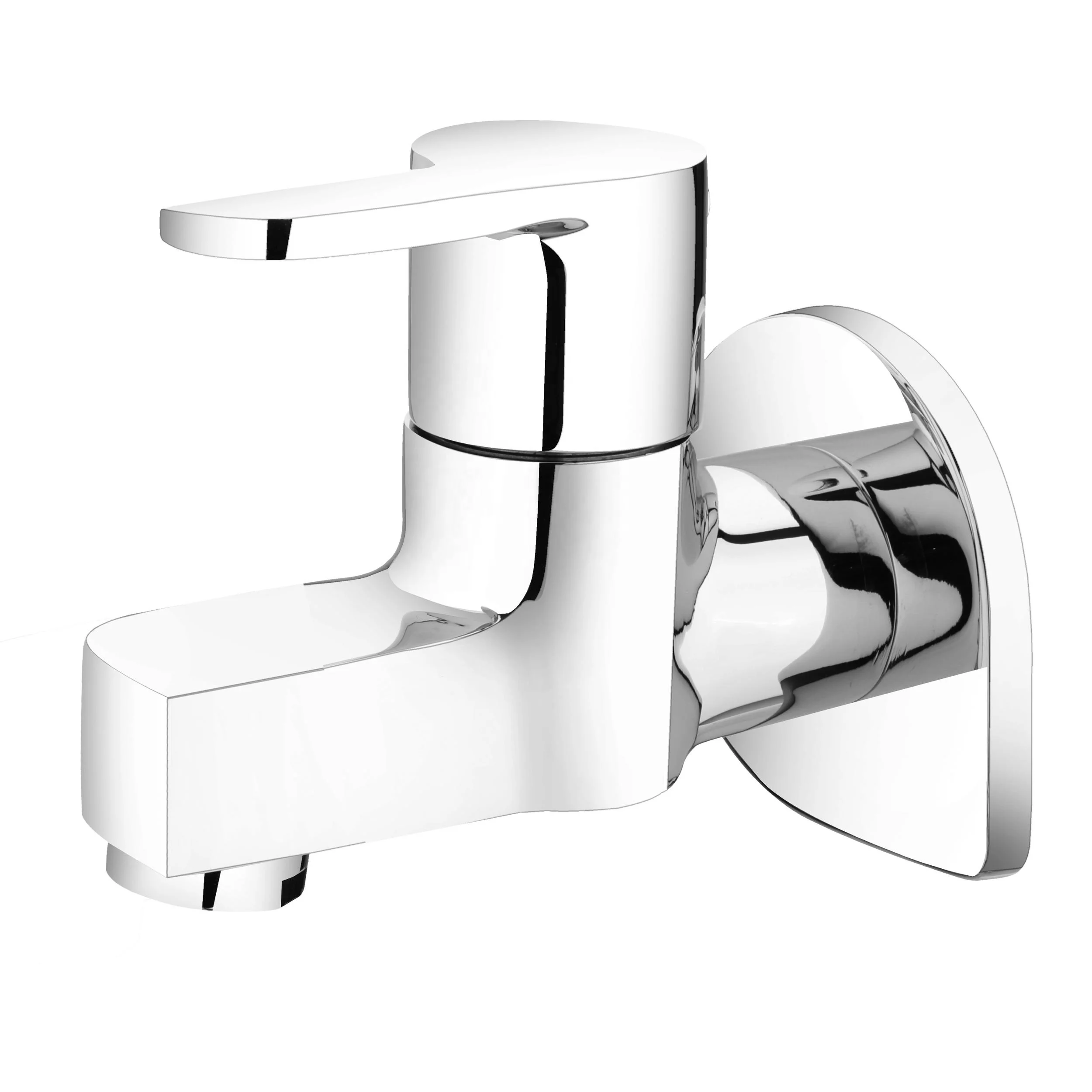 Model 302 Big Cock With Flange Hot Sales Stainless Steel Bathroom Faucet in Cheap Price