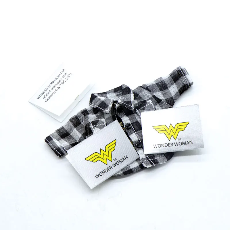 
Custom Wash Care Label Nylon Printed Care Tag Neck Label 