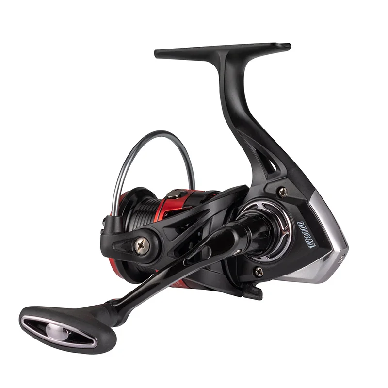 WeiHe LY1000-2000 5.2:1 Spinning Fishing Reel For Casting  With Metal Spool