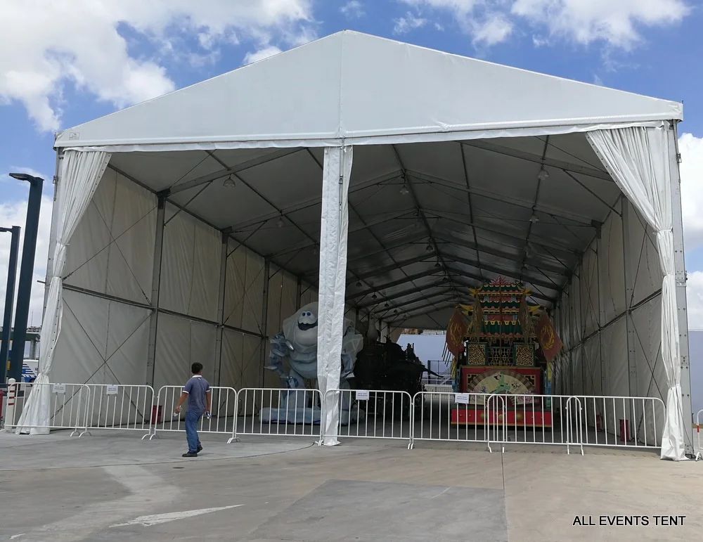 Large Aluminum Frame Industrial Tent For Outdoor Warehouse Storage