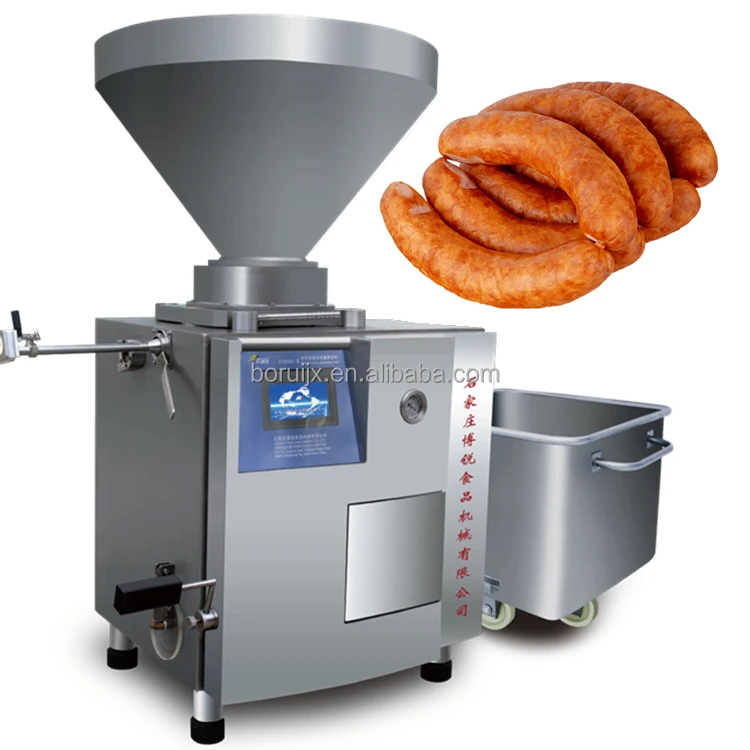 Electric Auto Sausage Stuffer Linker Electric Sausage Tying Machine Vacuum Meat Quantitative Filling Machine