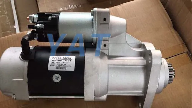 Колесный погрузчик запчасти YTO двигатель дизеля C11AB-4N3181 12V 3.8KW пускового двигателя