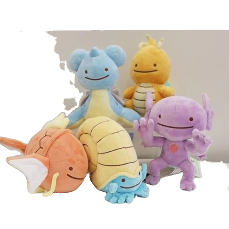 15CM plush Dittos Transform Dragonites Laprass Omanytes Sableyes Magikarps stuffed soft plush toys