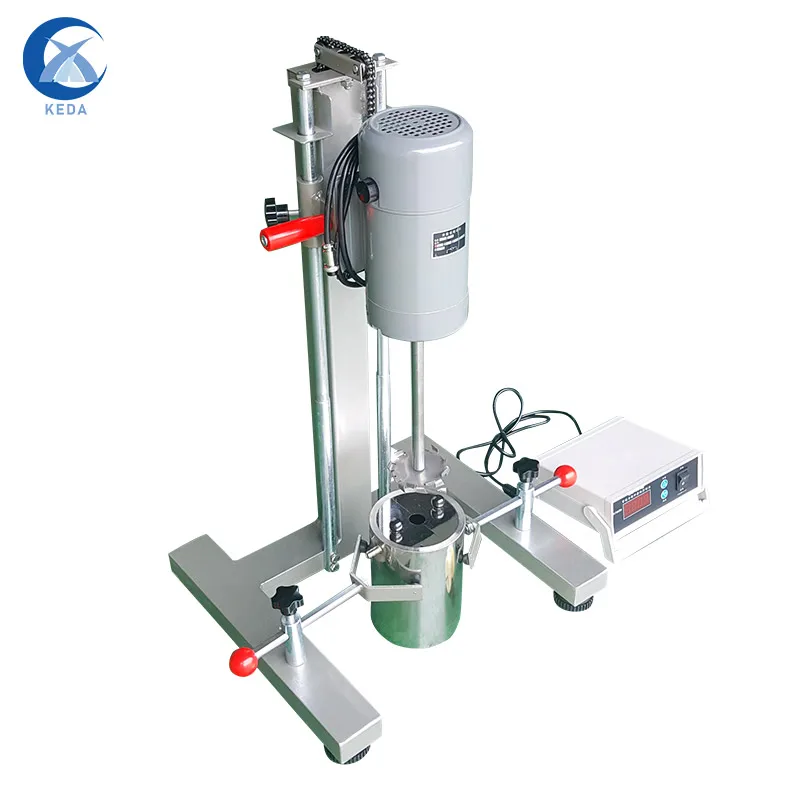 Laboratory Disperser Dissolver Small  High Speed Lab Mixer 400W Dispersing Machine