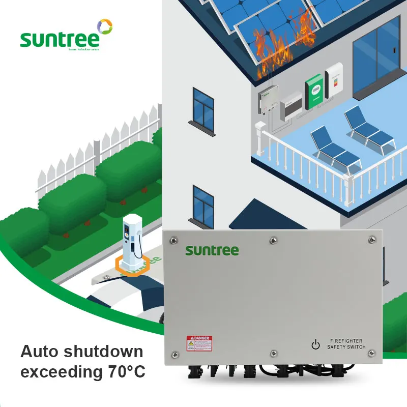 SUNTREE Firefighter Safety Switches DC Solar Protection combiner box