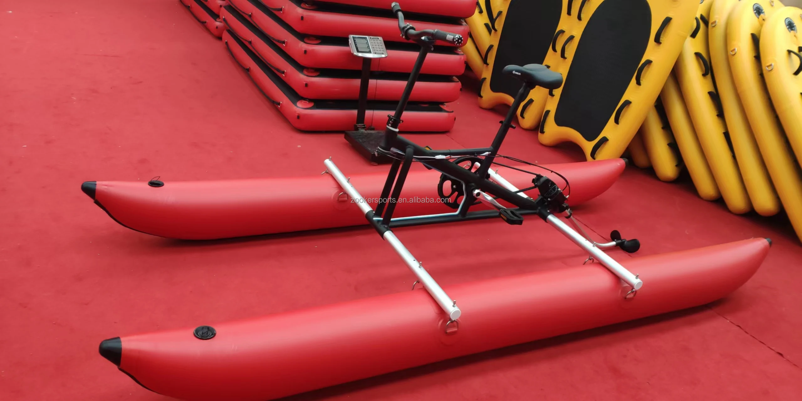 Outdoor Inflatable PVC Water Bike Lake Play Equipment Pedal Sea Bicycle Adult Water Exercise Bike Riding