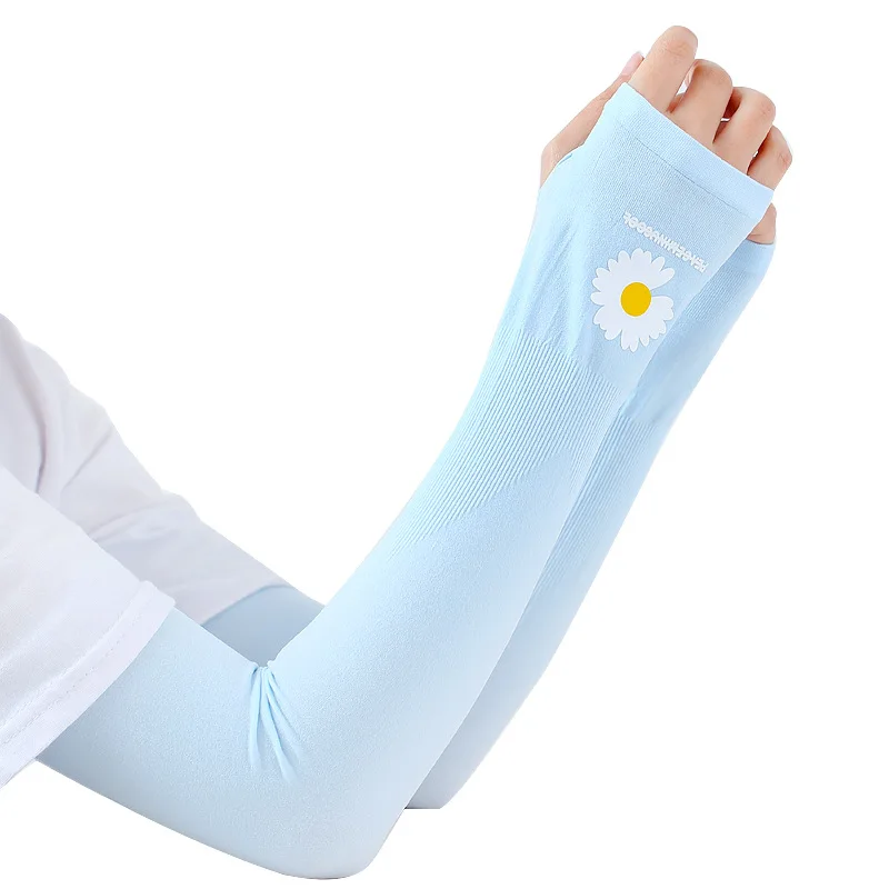 Summer anti-ultraviolet ice sleeves and sunscreen riding Cuff outdoor sports arm ice sleeves