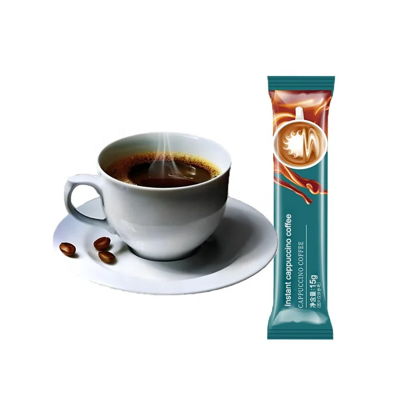 Factory Custom Cappuccino Coffee 3 in 1 Powder With Private Label And Best Services