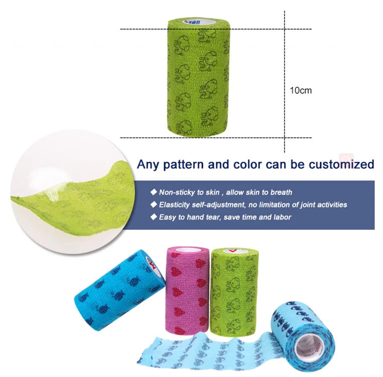 
Patterned Coflex Elastic Cohesive Bandage 