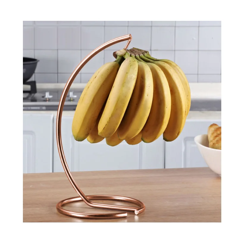 Fruit Holder for Bananas Metal Hanging Fruit Basket Fruit Holder Banana Holder