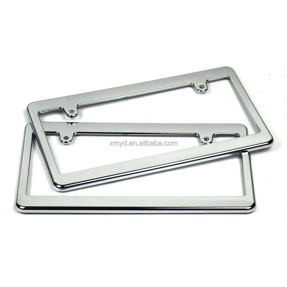 High Quality Japanese Car Number Plate Holder ABS Material Blank Chrome Car License Frame