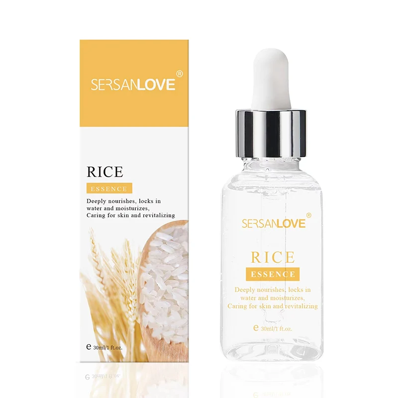 Private label OEM 30 ml Whitening Soothe anti-inflammatory Brightening rice serum