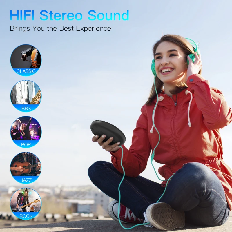 CD Player Amazon Hot Selling Portable CD Player with Headphones, Anti-Skip/Shockproof for Home Travel and Car