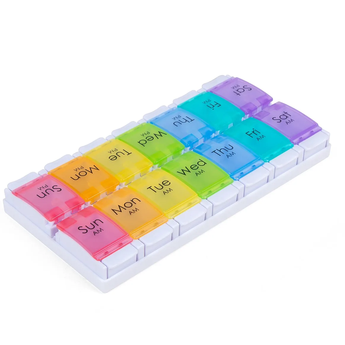 Eco-Friendly Healthy Home/Travel 24 Hours Pill Box With Timer