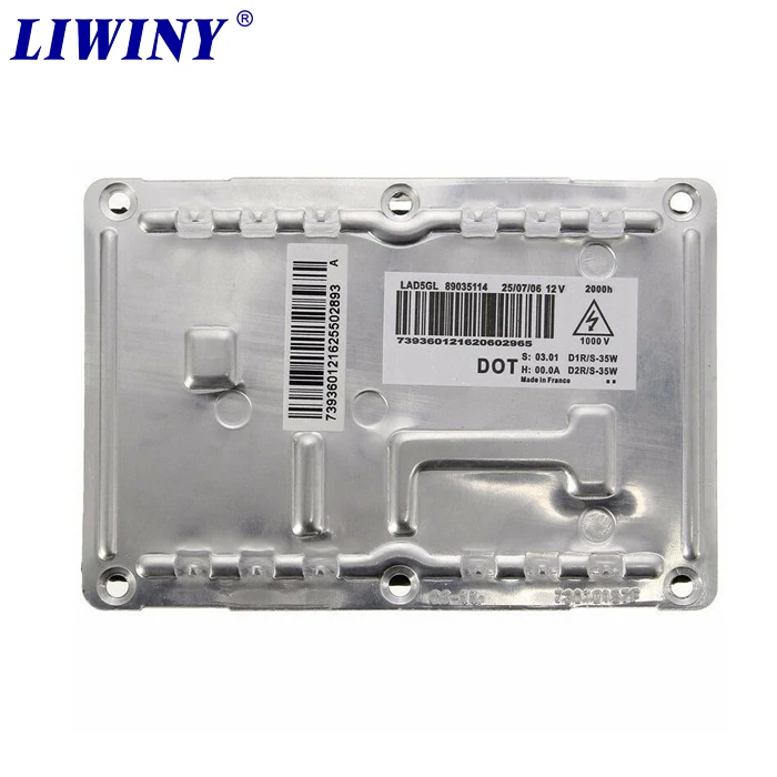 Liwiny HID Xenon Headlight BALLAST 89035113 for AUDI A4 S4 D1S D2S D2R LAD5GL 4Pin 3d0907391b