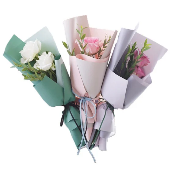 
2021 New Design Waterproof Flower Wrapping Paper 