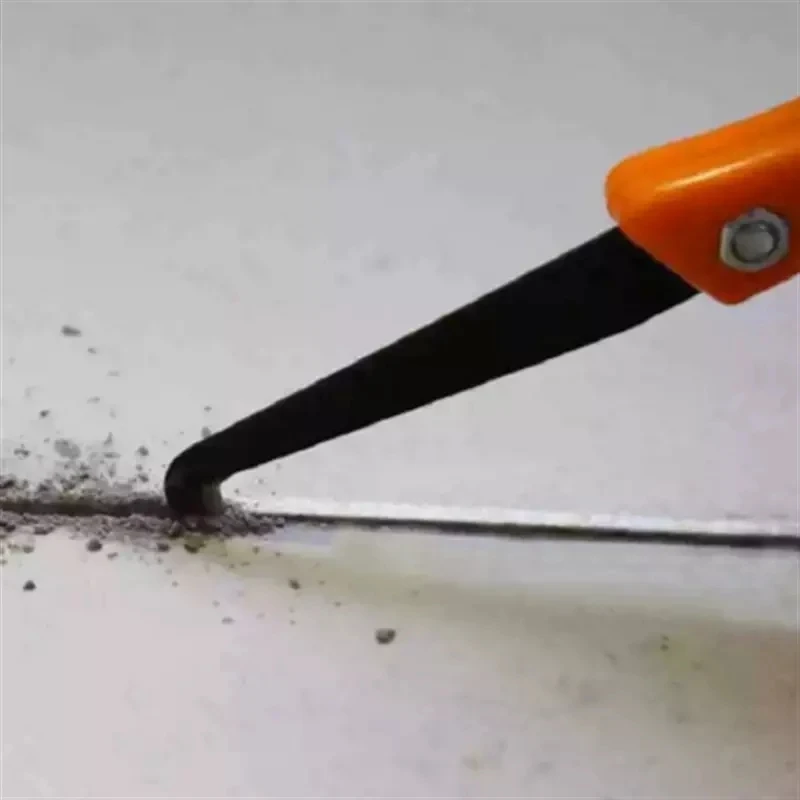Professional Gap Hook Tile Repair Tool Old Mortar Cleaning Dust Removal Steel Construction Hand Tools