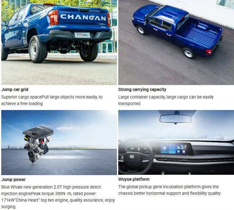 Superior cargo space LED Headlight RWD Leather Seats Blue Whale changan F70 gasoline fuel vehicle