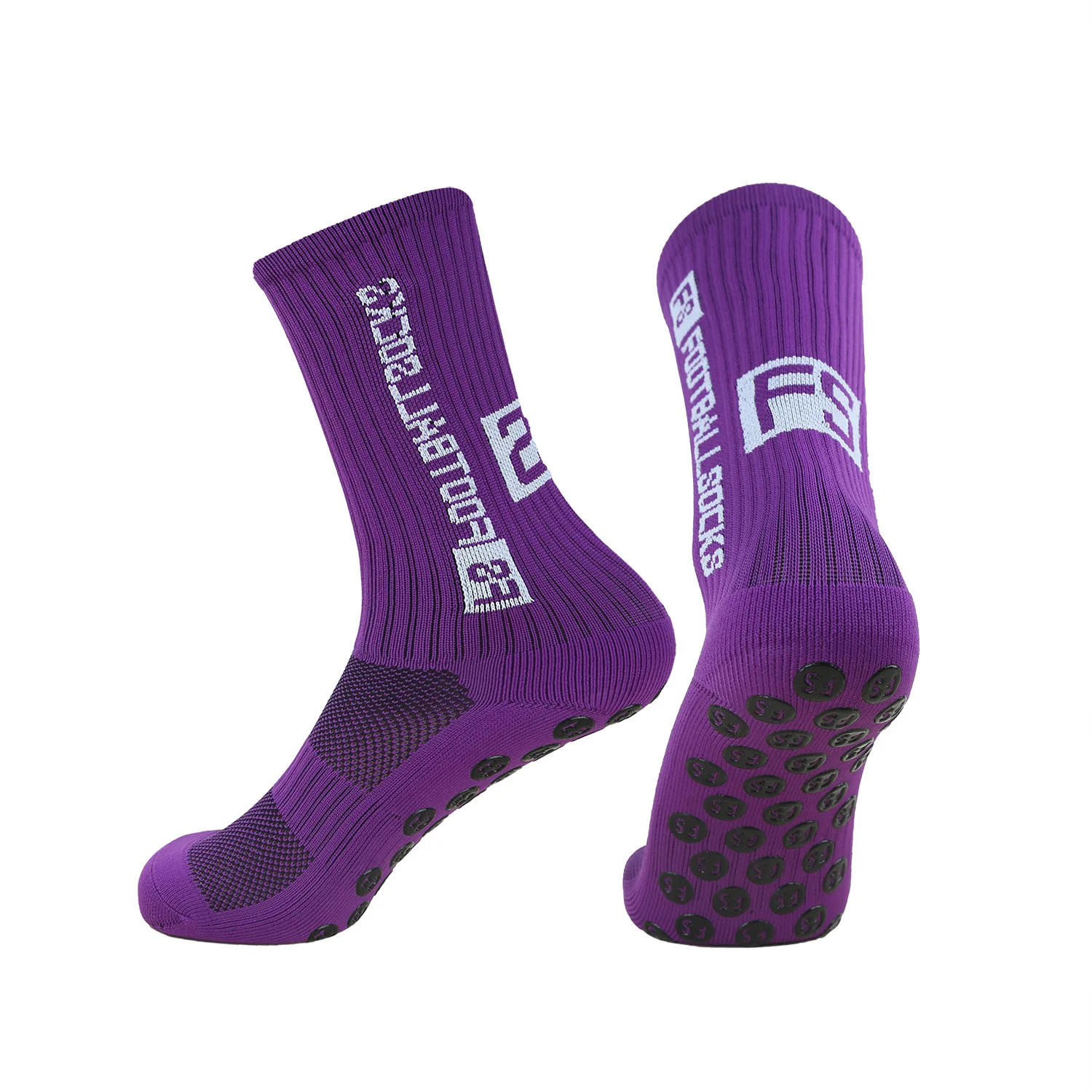 OEM Manufacture non slip soccer sock custom design anti slip soccer grip socks with logo