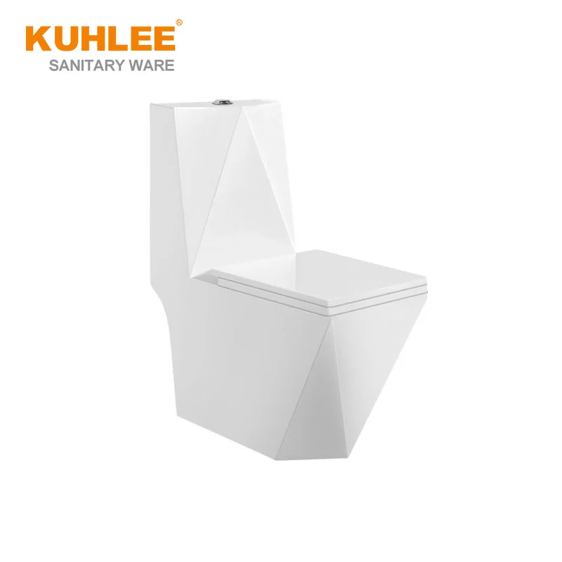 
Middle East Favorite Bathroom Sanitary Ware Diamond Big Size 250mm WC One Piece Toilet 