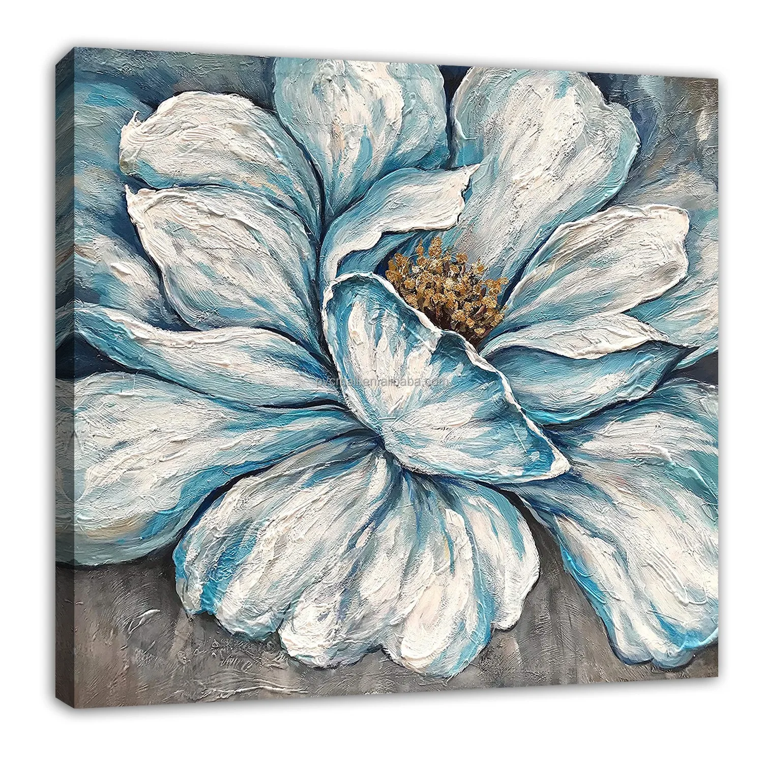 New chinese painting flowers luxury hand oil painting hanging picture flower home decor wall art other paintings