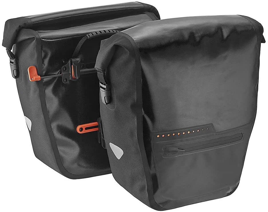 Водонепроницаемая велосипедная сумка Pannier универсальная для велосипеда Холщовая Сумка заднего сиденья чемодан