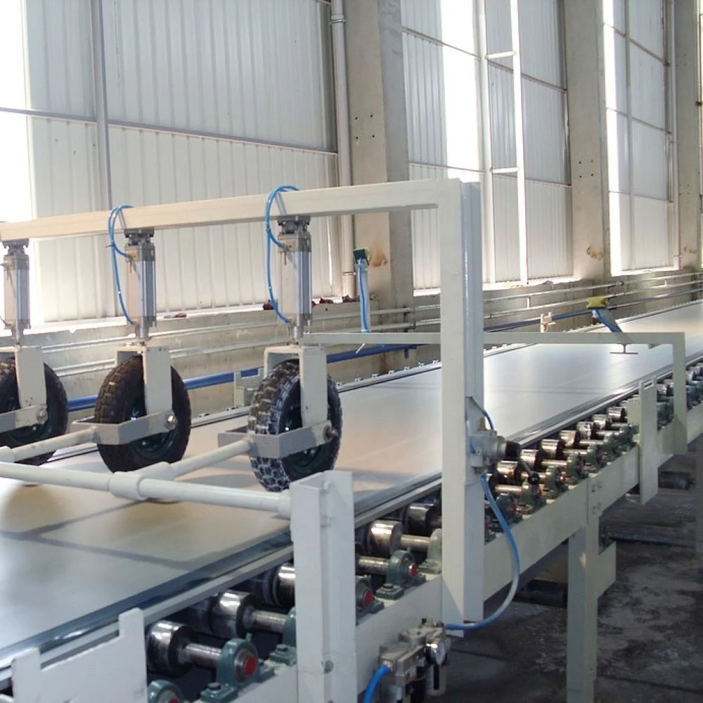 China machinery manufacture precast concrete slab gypsum board making machine