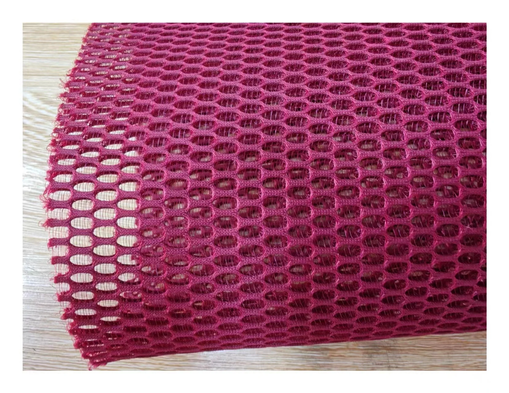 Factory 100% Polyester Thick 3D Air Mesh Fabric 150d Yarn Count Breathable Printed Pattern 280gsm Shoes Dresses In-Stock Items