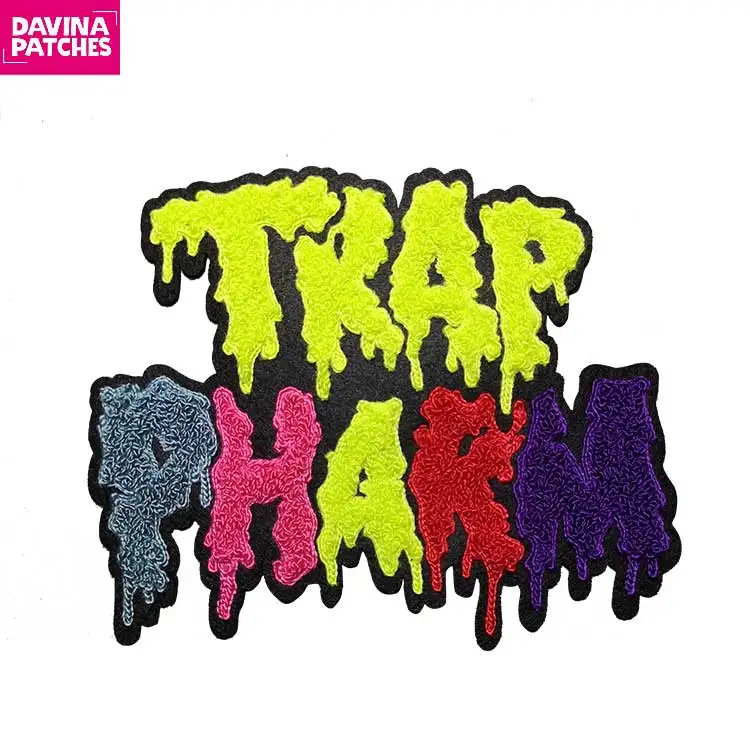 wholesale custom double layer varsity iron on letters chenille patches varsity letterman jacket patches for varsity jackets