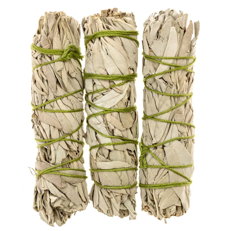 Wholesale Organic California 4inch White Sage Bundle Smudge Incense Stick