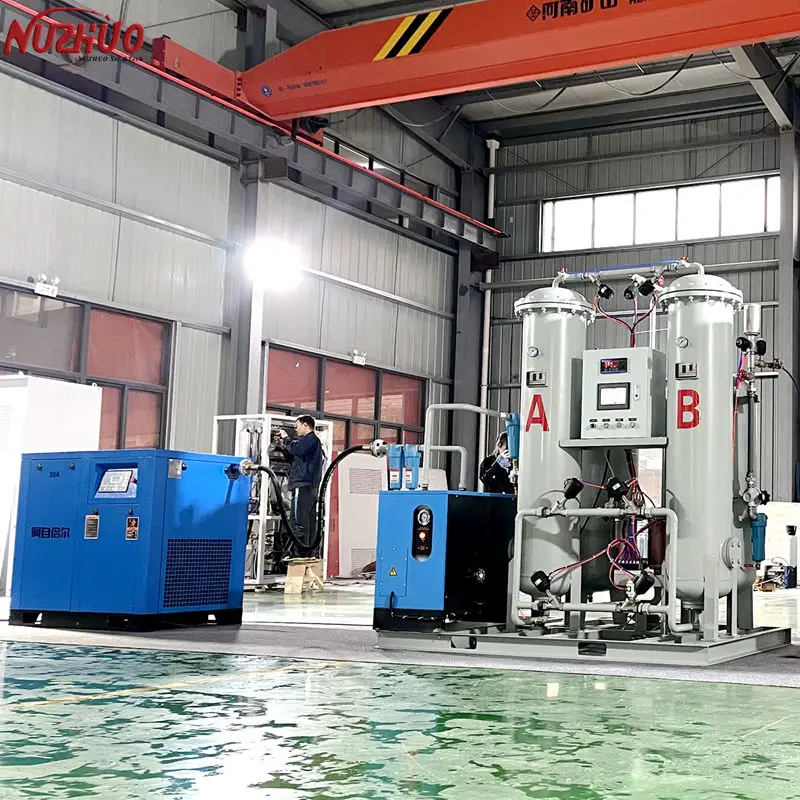 NUZHUO Automation PSA Nitrogen Plant With Capacity 50Nm3/H Purity 99.999% Industrial Nitrogen Plant