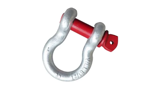 0.5T - 85T 1/4 - 2 Galvanized Heavy Duty Screw Type Forged Steel Lifting Bow Anchor Shackles
