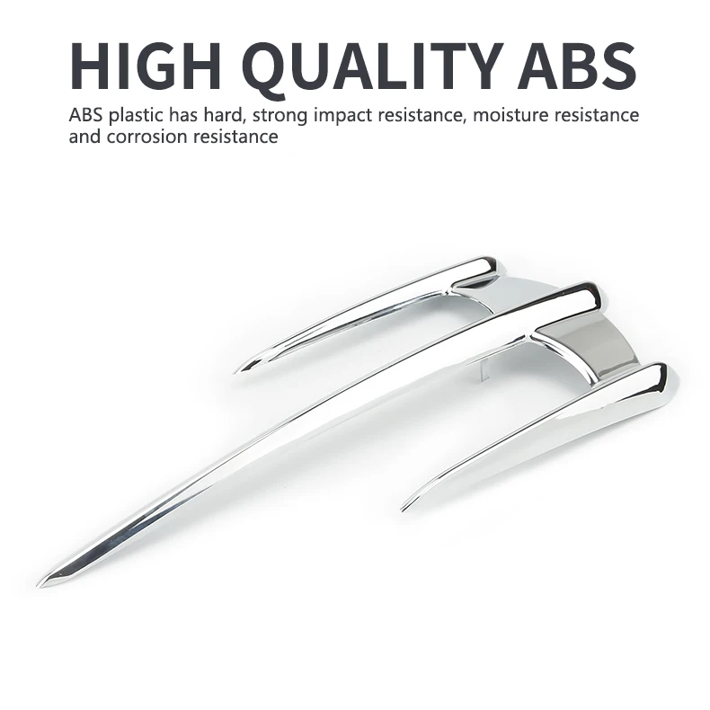 High Quality ABS Plastics Stickers Fender Design Decoration Items Motorcycle Chrome Trim Front Mudguard for Gold Wing GL1800 200