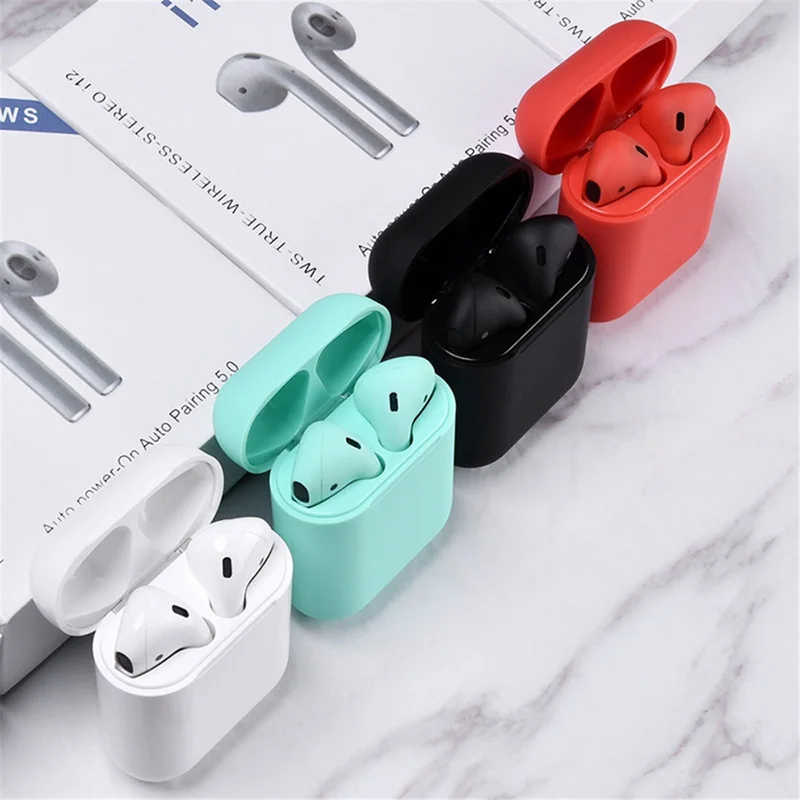 Hot Sale I12 Tws Original In Ear Display Gaming Earbud Monitor Wireless Bt Earphone Tws Headset Headphone
