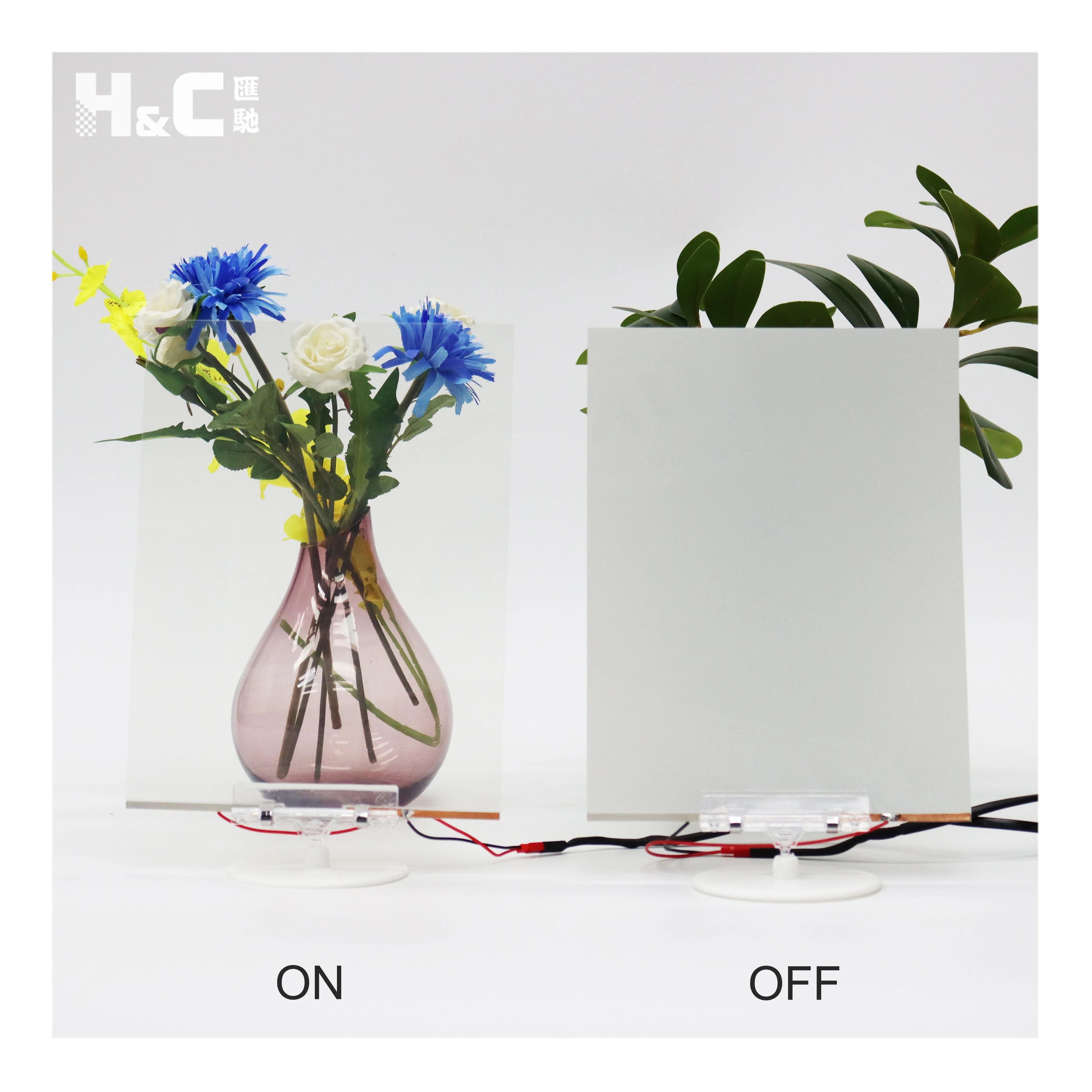 Factory Direct Sale Privacy Protection Dimming Switchable Smart PDLC Glass Film For Building Glass