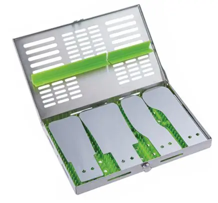 medical equipment stainless steel dental mirror cassette sterilization trays for orthodontic photography mirror