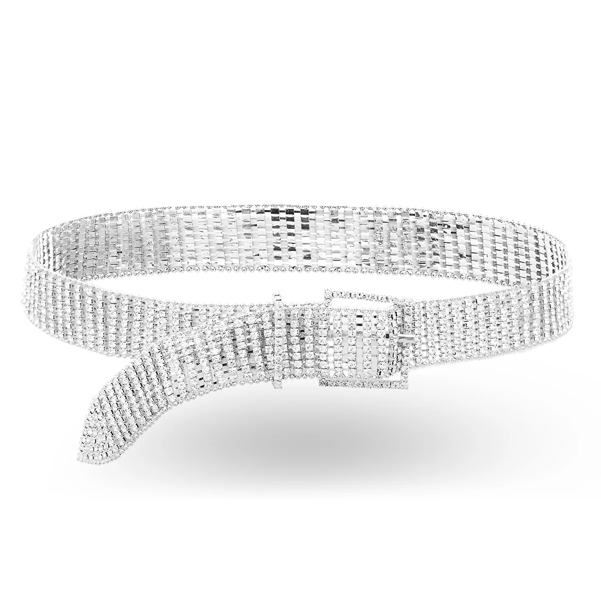 
Sparkle crystal rhinestone chain belts for sexy womens 