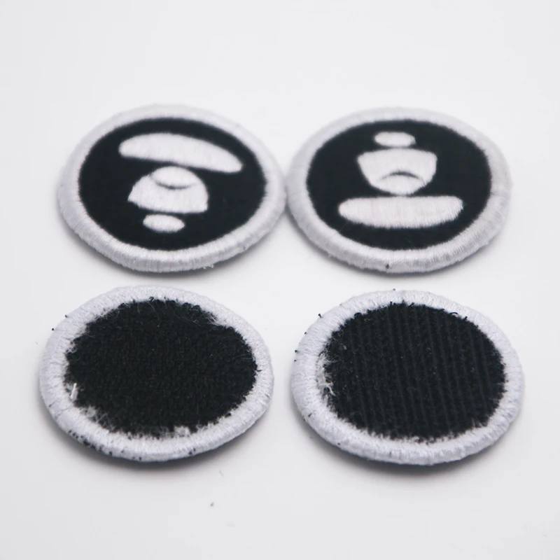Custom Logo Iron-on Garment Embroidered Clothing Patches Self Adhesive Applique Iron on Embroidery Patch