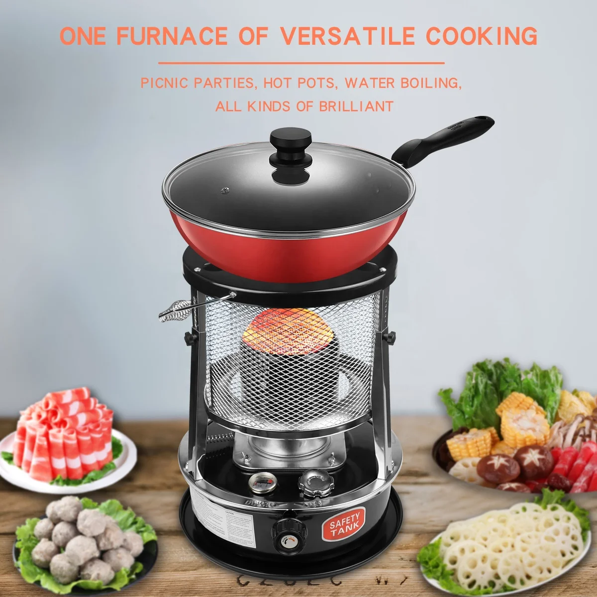 Portable Outdoor Easy To Use Kerosene Stove Burner Camping Stove Heaters